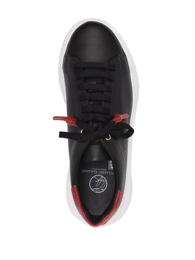 Giuliano Galiano Nemesis Chunky-sole Sneakers In Black
