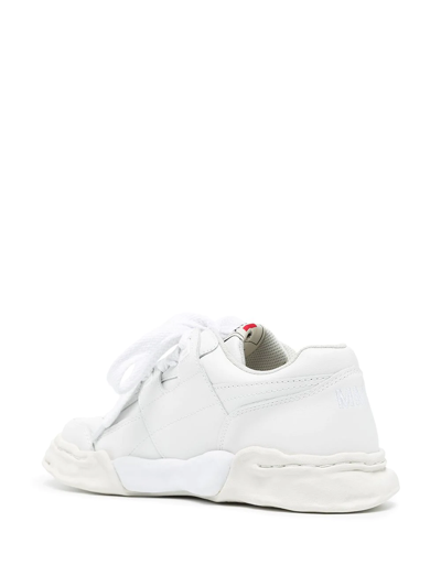 Miharayasuhiro White Og Sole Leather Parker Sneakers In White