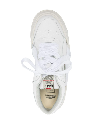 Miharayasuhiro White Og Sole Leather Parker Sneakers In White