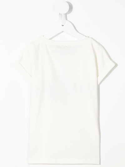 Shop Aigner Logo-print Crewneck T-shirt In White