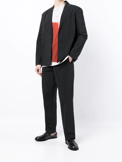 Shop A-cold-wall* Tech Single-breasted Blazer In Black