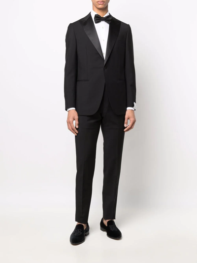 Shop Caruso Two-piece Tailored Suit In Black
