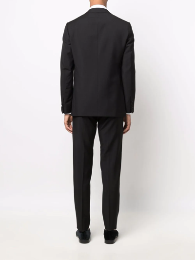 Shop Caruso Two-piece Tailored Suit In Black