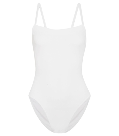 Shop Eres Aquarelle One-piece Swimsuit White