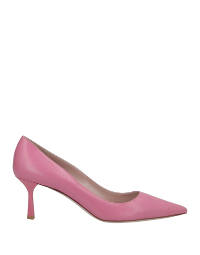Shop Miu Miu Woman Pumps Pink Size 6.5 Soft Leather
