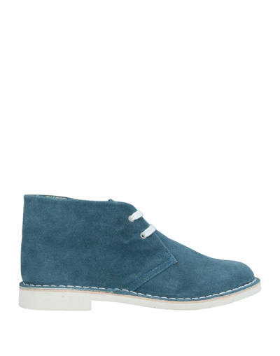 Shop Soldini Ankle Boots In Pastel Blue