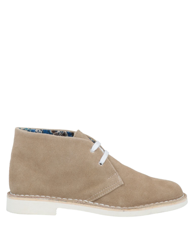 Shop Soldini Ankle Boots In Sand