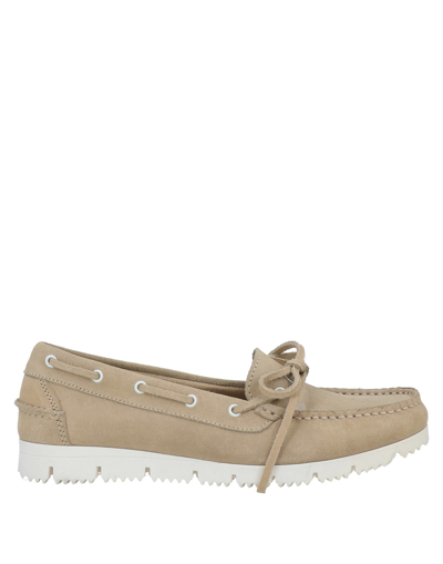 Shop Soldini Loafers In Sand