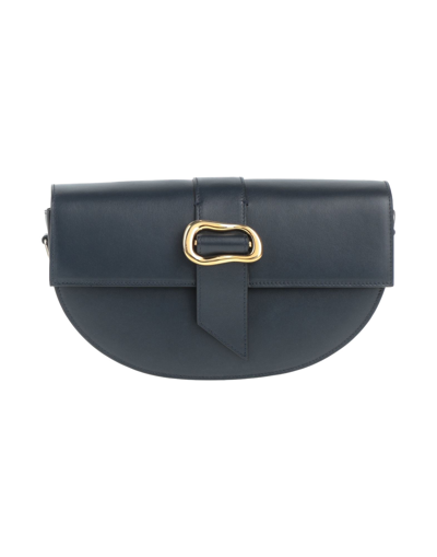 Shop Adeam Handbags In Dark Blue