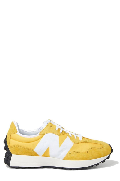 Shop New Balance 327 Lace In Yellow