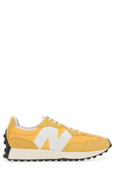 Shop New Balance 327 Lace In Yellow