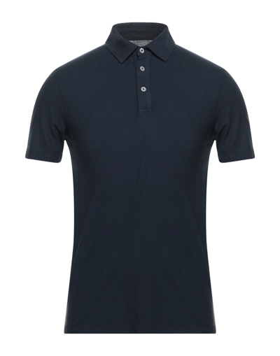 Shop Altea Polo Shirts In Dark Blue