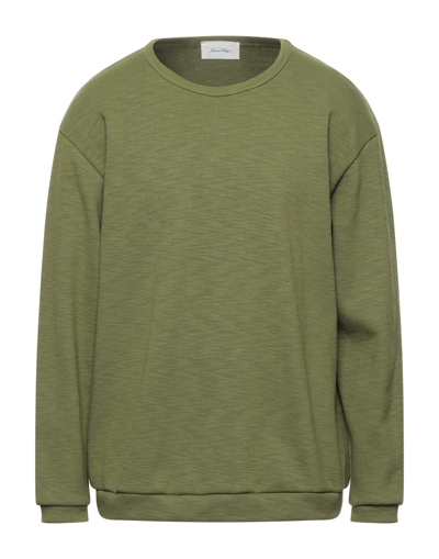 Shop American Vintage Man Sweatshirt Green Size L Cotton