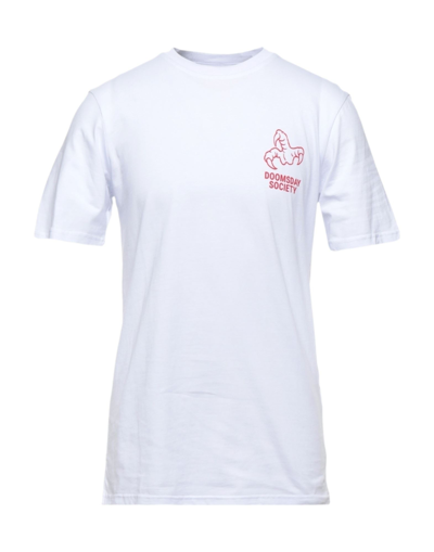 Shop Doomsday Society Man T-shirt White Size L Cotton
