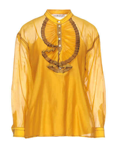 Tory Burch Blouses In Yellow | ModeSens