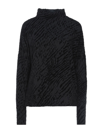 Shop Majestic Filatures Woman Sweatshirt Black Size 1 Viscose, Elastane