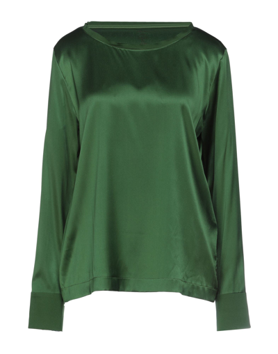 Shop Marc Cain Blouses In Military Green