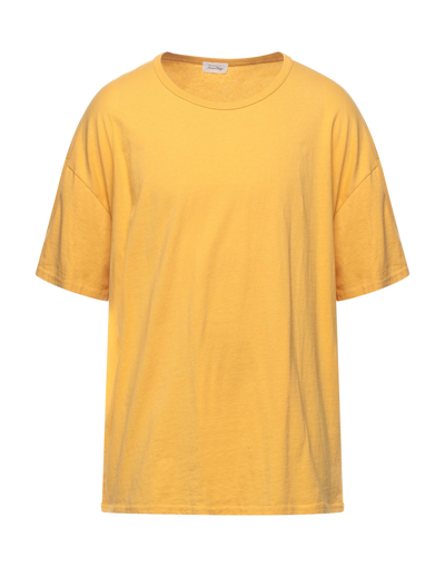 American Vintage Men's T-Shirt - Yellow - XL