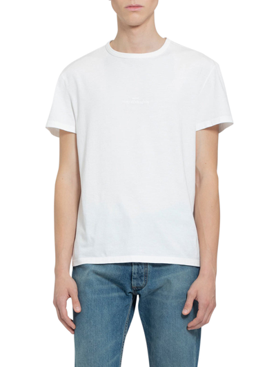 Shop Maison Margiela T-shirt With Logo In White