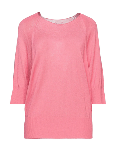 Shop Iceberg Woman Sweater Fuchsia Size 8 Viscose, Polyester In Pink