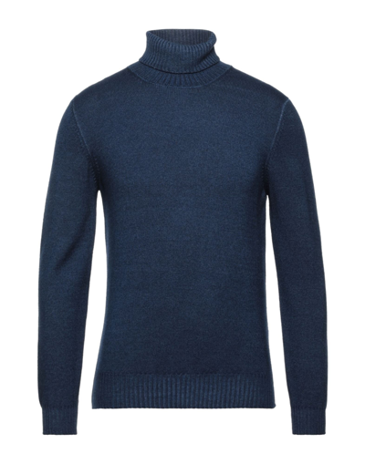 Barba Napoli Turtlenecks In Dark Blue