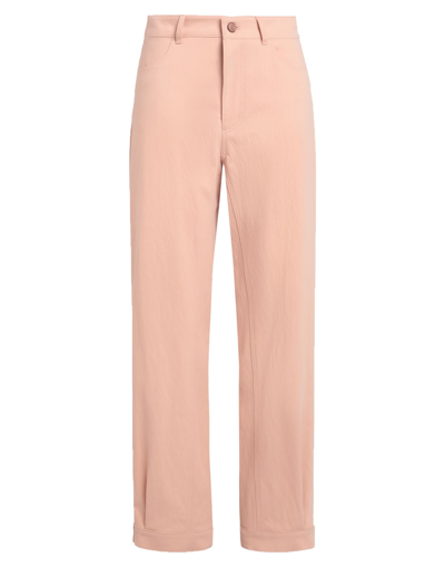 Shop See By Chloé Woman Pants Blush Size 10 Cotton, Polyamide, Elastane In Pink