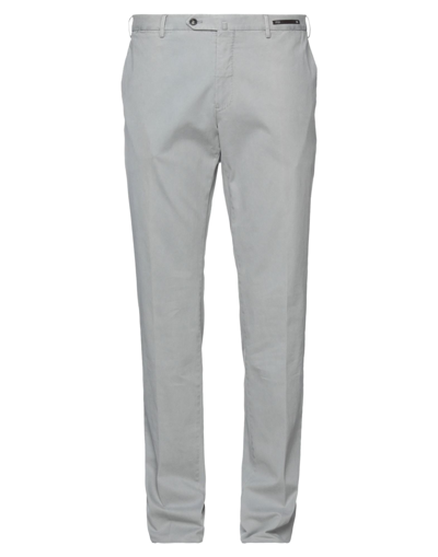 Shop Pt Torino Man Pants Grey Size 42 Cotton, Elastane