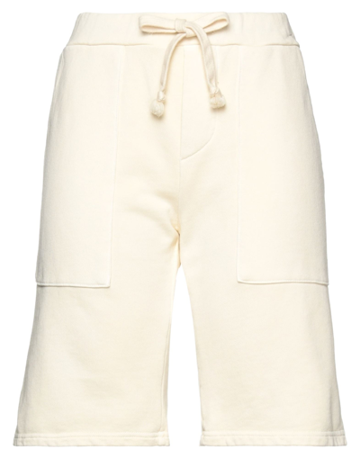 Shop People (+)  Woman Shorts & Bermuda Shorts Ivory Size L Cotton In White