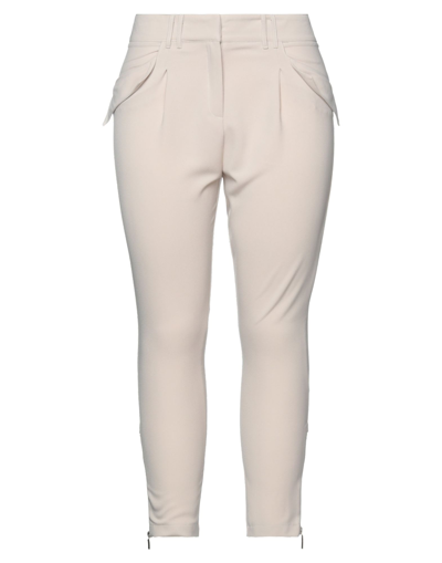 Shop Gil Santucci Woman Pants Beige Size 10 Polyester, Elastane