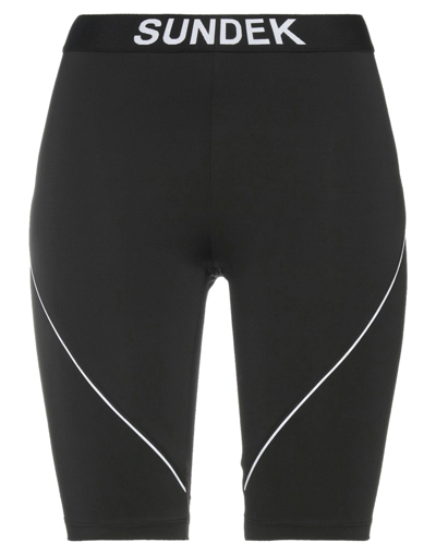 Sundek Woman Shorts & Bermuda Shorts Black Size 8 Polyamide, Elastane In Black