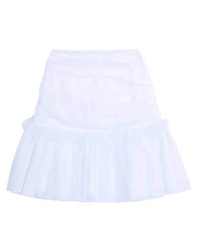 Shop Brognano Woman Mini Skirt White Size 4 Polyamide