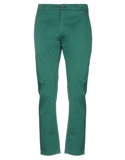 Shop Department 5 Man Pants Emerald Green Size 35 Cotton, Elastane
