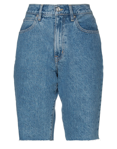 Shop Slvrlake Woman Denim Shorts Blue Size 26 Cotton