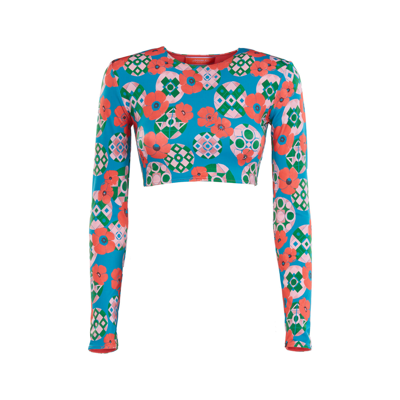 Shop La Doublej Surf Top In Nectar