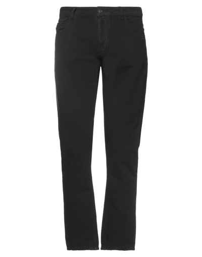 Shop Yes Zee By Essenza Man Pants Black Size 36 Linen, Cotton