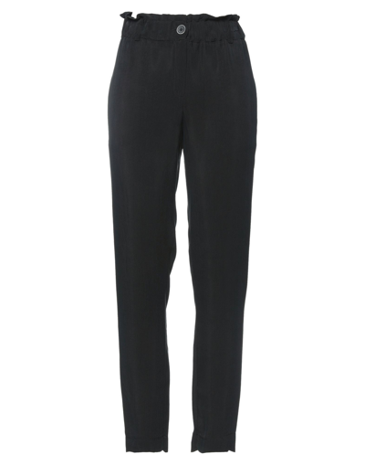 Shop Crea Concept Woman Pants Black Size 6 Cupro, Linen, Viscose