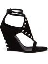 Giuseppe Zanotti 'taline' Wedge Sandals In Black