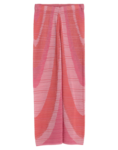Shop Kangra Cashmere Kangra Woman Pants Fuchsia Size 8 Cotton, Viscose, Polyester In Pink