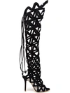 SOPHIA WEBSTER 'Mila' thigh high boots,LEATHER40%