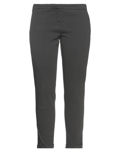 Shop Siviglia Woman Pants Steel Grey Size 30 Cotton, Polyester, Elastane