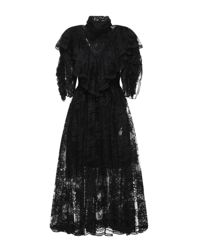 Shop Preen By Thornton Bregazzi Midi Dresses In Black