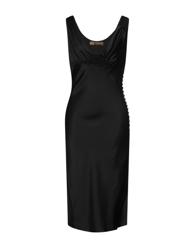 Shop John Galliano Midi Dresses In Black