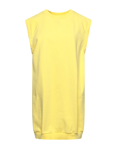 Shop American Vintage Woman Mini Dress Yellow Size M/l Cotton