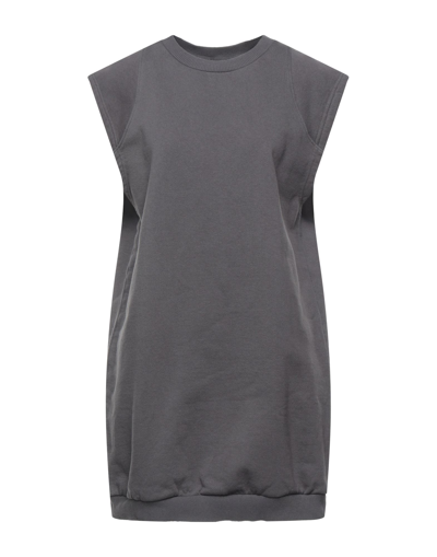 Shop American Vintage Woman Mini Dress Lead Size M/l Cotton In Grey