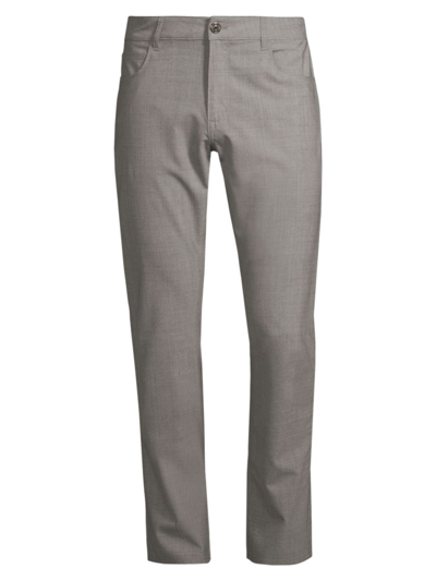 Shop Pt Torino Men's Lightweight Plain Weave Straight Leg Jeans In Light Grey
