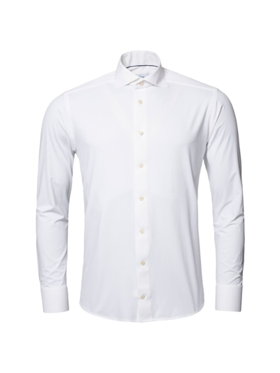Shop Eton Men's Slim Fit 4-way Stretch Shirt In White