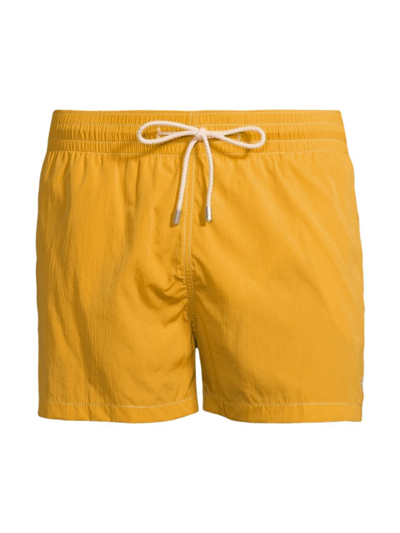 Shop Arrels Barcelona Men's  Swim Shorts In Yellow