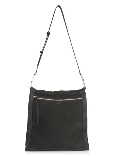 Shop Rag & Bone Women's Olympus Leather Hobo Bag In Black