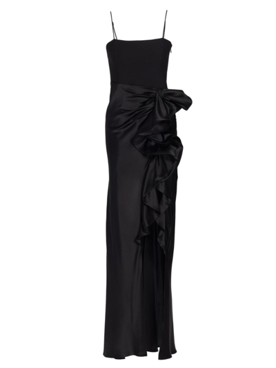 Shop Cinq À Sept Women's Drina Sleeveless Gown In Black
