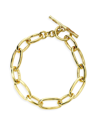 Shop Ippolita Women's Classico 18k Green Gold Oval-link Bracelet